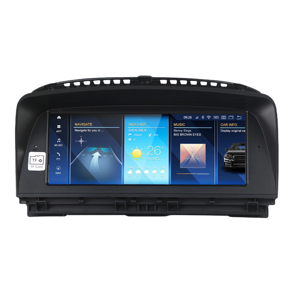 Autoradio Car Stereo Movyro pour BMW 7 Series E65/E66 2001-2008 avec Android 15, CarPlay et Android Auto, écran tactile.