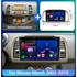 Movyro Nissan Micra 2002-2010 Android 15 autoradio with Apple CarPlay and Android Auto, touchscreen multimedia system.