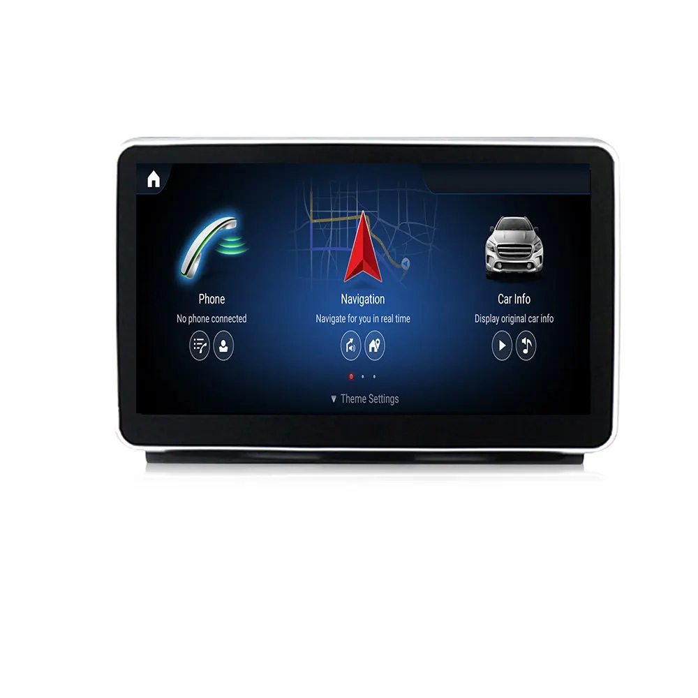 Autoradio CarPlay Android Auto Movyro pour Mercedes ML GL GLE GLS 2011-2019, écran tactile avec interface NTG 4.0 à 5.0