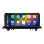 Movyro BMW X1 X2 2015-2022 F48 F39 Android CarPlay and Android Auto car stereo installed in the dashboard.
