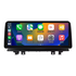Movyro car stereo for BMW X1 X2 2015-2022 F48 F39 with Android 15 CarPlay and Android Auto in a dashboard display image.