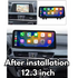 Movyro car stereo for BMW X1 X2 2015-2022 F48 F39 with Android Auto, CarPlay, and NBT EVO system in a sleek dashboard display
