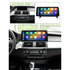 Movyro car stereo for BMW X5 X6 2006-2014 E70 E71 with Android 15, CarPlay, and Android Auto in dashboard display.