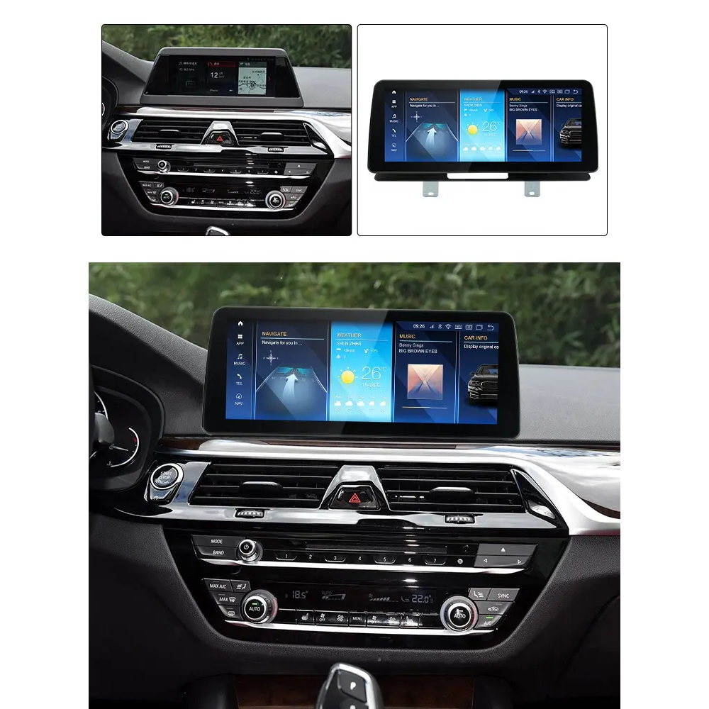 Movyro BMW 5 Series 2017-2024 G30 G31 Android 15 Car Stereo with CarPlay and Android Auto display