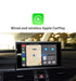 Décodeur sans fil Movyro pour Apple CarPlay et Android Auto, retrofit pour Audi, connecté dans un véhicule moderne.