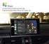 Décodeur Movyro pour rétrofit Apple CarPlay sans fil et Android Auto dans une Audi, connecteur et écran de voiture.