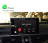 Décodeur Movyro pour retrofit Apple CarPlay sans fil et Android Auto dans un tableau de bord Audi, connecté et fonctionnel.