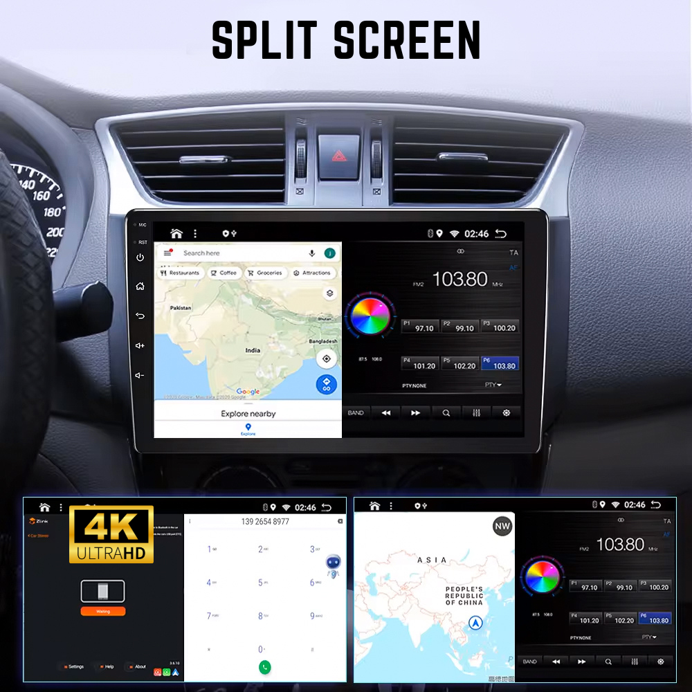 Movyro Mercedes E Class 2009-2016 W212 W212 Android Car Stereo with CarPlay, Android Auto, NTG 4.0, 4.5, 5.0 interface
