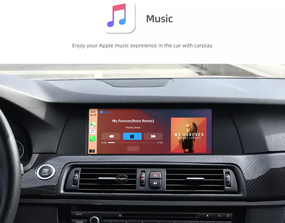 Movyro wireless Apple CarPlay retrofit for BMW, Android Auto decoder, seamless vehicle infotainment system integration.