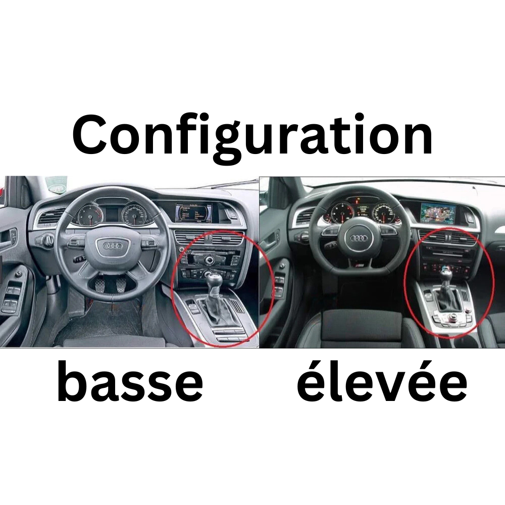 Autoradio Android 15 pour Audi A4 A5 B8 2007-2016 avec Apple CarPlay, Android Auto et système Bose, marque Movyro.