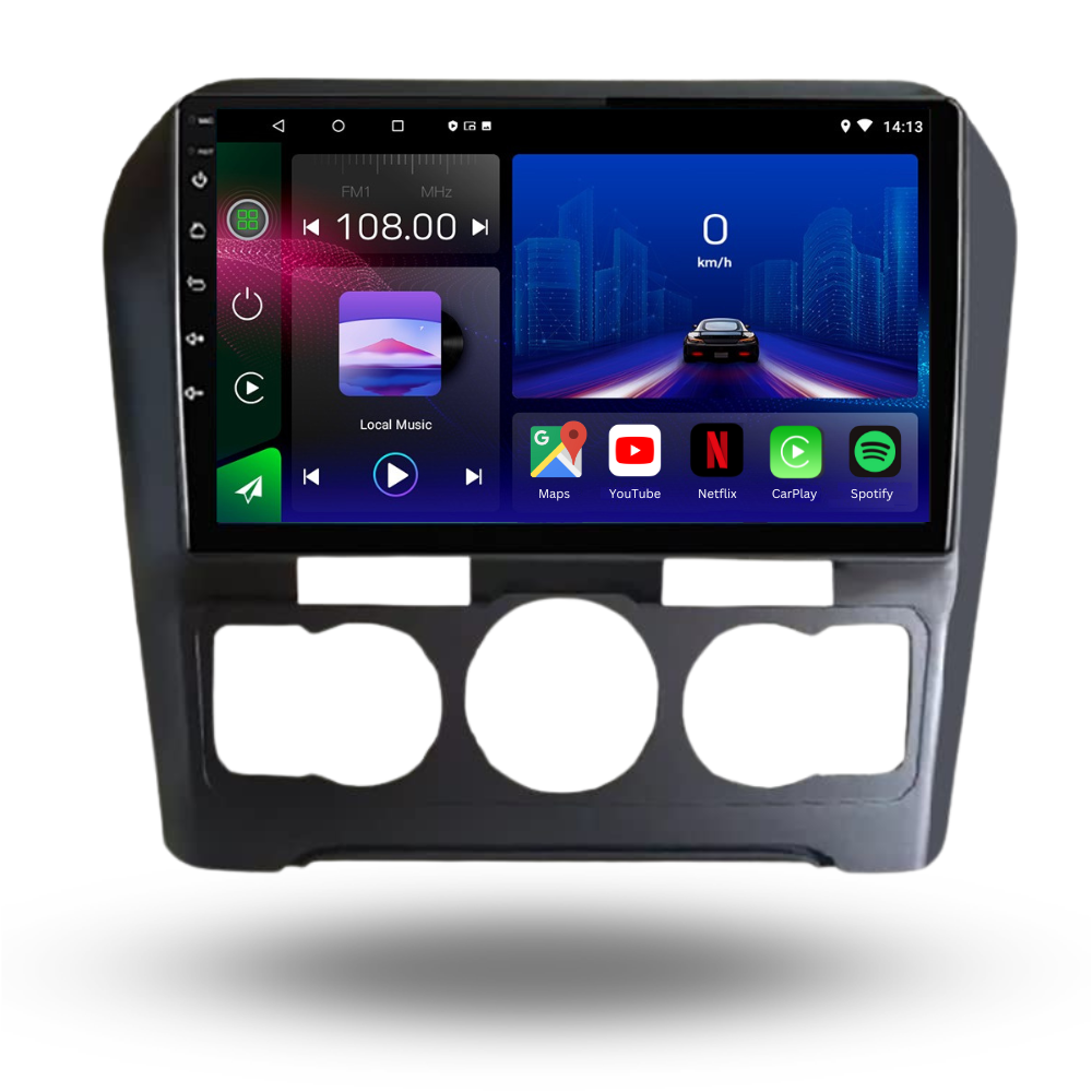 Autoradio Movyro pour Citroen C4 C-Quatre C-Triunfo 2015-2018 avec Android Auto et Apple CarPlay, écran tactile moderne