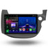 Autoradio Movyro Android 15 pour Honda Jazz 2007-2013 avec Apple CarPlay et Android Auto, affichage numérique et commandes tactiles