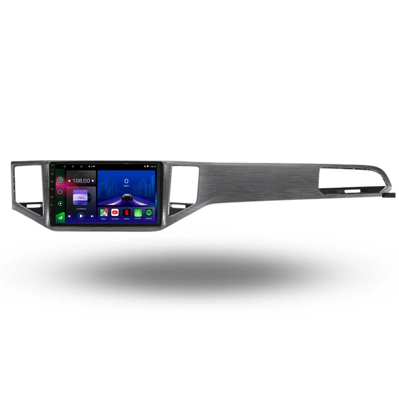 Autoradio Android 15 Movyro pour Volkswagen Golf Sportsvan 2014-2020 avec Apple CarPlay et Android Auto, affichage de l'écran.