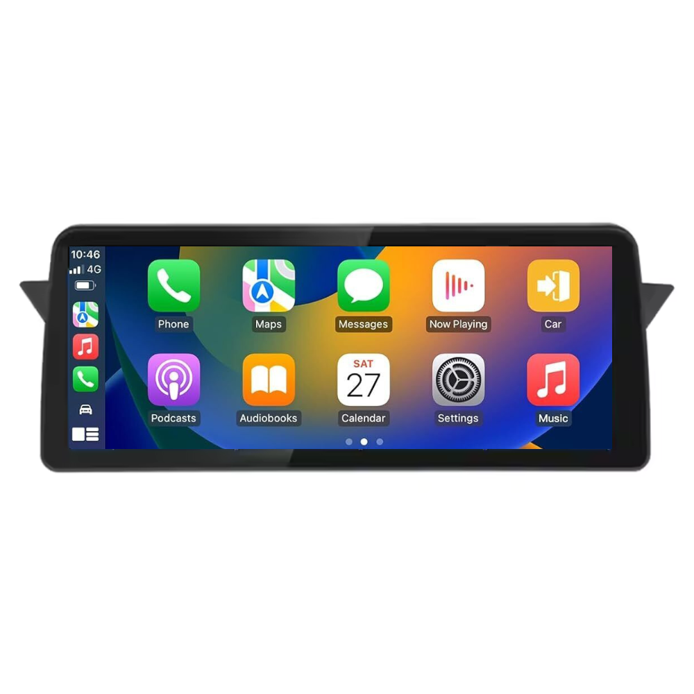 Autoradio Movyro pour BMW X1 2009-2015, écran tactile Android CarPlay et Android Auto, 10,25 ou 12,3 pouces.