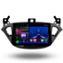 Autoradio Movyro pour Opel Corsa E Adam 2013-2019 avec Android 15, Apple CarPlay et Android Auto, affiché sur le tableau de bord.