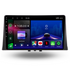 Movyro Android 15 autoradio for Peugeot Partner, Citroen Berlingo, Opel Combo (2018-2023) with Apple CarPlay and Android Auto.