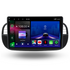 Autoradio Movyro pour FIAT 500 2007-2015 avec écran Android 15, Apple CarPlay et Android Auto, affiché sur l'écran de l'autoradio.