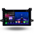 Movyro Android 15 autoradio for Toyota Prius 2015-2022, with Apple CarPlay and Android Auto connectivity.