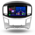 Movyro Hyundai i800 2015-2021 autoradio with Android 15, Apple CarPlay, and Android Auto interface showing on the screen.