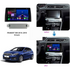 Autoradio Movyro pour Peugeot 308 2016-2018 avec Android 15, Apple CarPlay et Android Auto, affichage de l'écran.