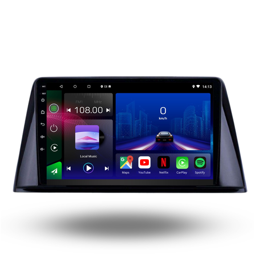 Autoradio Movyro pour Peugeot 308 2016-2018 avec Android Auto et Apple CarPlay, écran tactile moderne et interface intuitive.