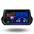 Autoradio Movyro pour Peugeot 2008 P24 et 208 P21 2019+ avec Android Auto et Apple CarPlay, affichage tactile moderne.