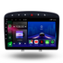 Autoradio Movyro Android 15 pour Peugeot 308SW 2007-2013, compatible Apple CarPlay et Android Auto, affichage moderne.