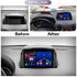 Movyro Renault Koleos 2007-2016 Android 15 Autoradio with Apple CarPlay and Android Auto interface, installed in a vehicle dashboard.