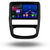 Movyro Android 15 Autoradio for Dacia Duster 2010-2015 with Apple CarPlay and Android Auto, installed in a vehicle dashboard.