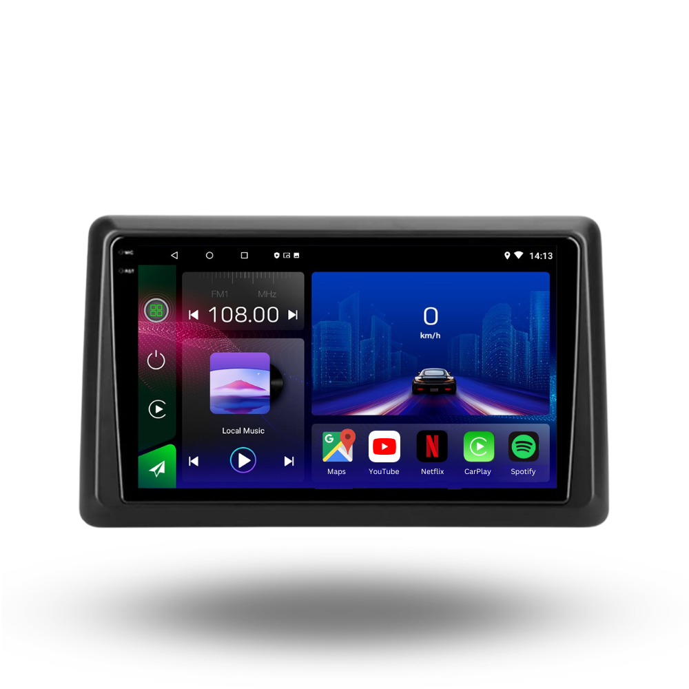 Autoradio Movyro Android 15 pour Dacia Duster HM 2 II et Renault Arkana 2018-2023, compatible Apple CarPlay et Android Auto