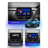 Movyro Android 15 autoradio installed in a Renault Kiger, supports Apple CarPlay and Android Auto for seamless smartphone integration.