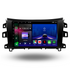Autoradio Movyro Android 15 pour Nissan Navara 2015-2022 avec Apple CarPlay et Android Auto, affichage de l'écran.