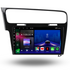 Autoradio Movyro pour Volkswagen Golf MK7 2013-2019 avec Android 15, Apple CarPlay et Android Auto, écran tactile moderne.