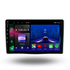 Autoradio Movyro Android 15 pour FIAT 500L 2012-2019 avec Apple CarPlay et Android Auto, affichage de l'écran et commandes.