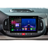 Autoradio Movyro pour FIAT 500L 2012-2019 avec Android 15, Apple CarPlay et Android Auto, affichage de l'écran du tableau de bord.