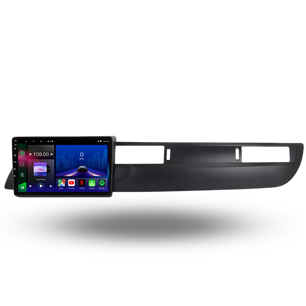 Autoradio Movyro Android 15 pour Citroën C5 CH 2010-2016 avec Apple CarPlay et Android Auto, affichage de l'écran de voiture.