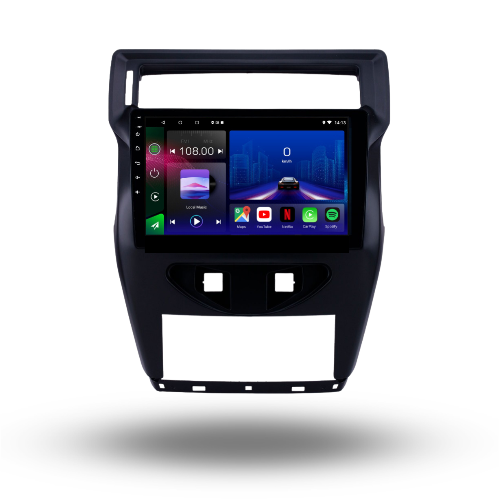 Autoradio Android 15 Movyro pour Citroen C4, C-Quatre, C-Triunfo 2012-2016 avec Apple CarPlay et Android Auto, vue de l'écran.