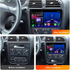 Autoradio Movyro Android 15 pour Peugeot 406 1999-2004 avec Apple CarPlay et Android Auto, affichage du tableau de bord.