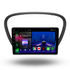 Autoradio Movyro Peugeot 607 2004-2010 avec écran Android 15, Apple CarPlay et Android Auto, vue de l'écran du système.