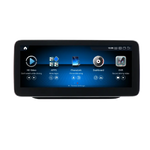 Autoradio Mercedes B Class W246 2011-2019 Movyro avec écran Android 15, CarPlay et Android Auto, affichage de l'écran du système de divertissement.