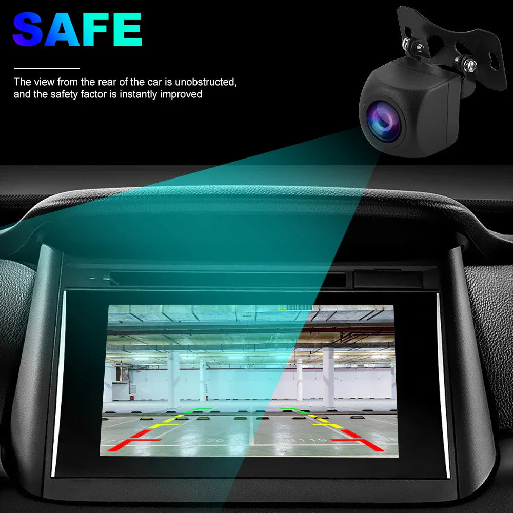 Caméra de recul universelle Movyro pour autoradios Android, 1080P HD, vue claire pour parking et sécurité.