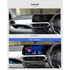 Movyro Hyundai i10 2019-2023 Android 15 car stereo head unit with CarPlay and Android Auto, RHD dashboard display.