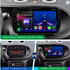 Movyro Smart Fortwo 453 2015-2020 autoradio with Android 15, Apple CarPlay, and Android Auto interface.