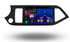 Movyro Android 15 Autoradio for Kia Picanto (2011-2016) with Apple CarPlay and Android Auto displayed on the screen.