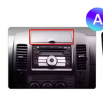 Autoradio Android 15 Movyro pour Nissan Navara D40 2005-2012 avec Apple CarPlay et Android Auto, écran tactile.
