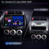 Autoradio Car Stereo Movyro pour Honda Jazz et Fit 2002-2007 avec écran Android 15, CarPlay et Android Auto, visible sur l'écran.