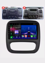 Autoradio Movyro pour Opel Vivaro et Renault Traffic 2014-2021 avec Android 15, Apple CarPlay et Android Auto, écran tactile.