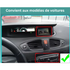 Autoradio Movyro Renault Scenic 3 2009-2016 avec Android 15, Apple CarPlay et Android Auto, écran tactile moderne.