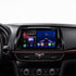 Movyro Mazda 6 2012-2015 car stereo head unit with Android 14, CarPlay, Android Auto, 2GB RAM, 32GB ROM, quad-core processor.