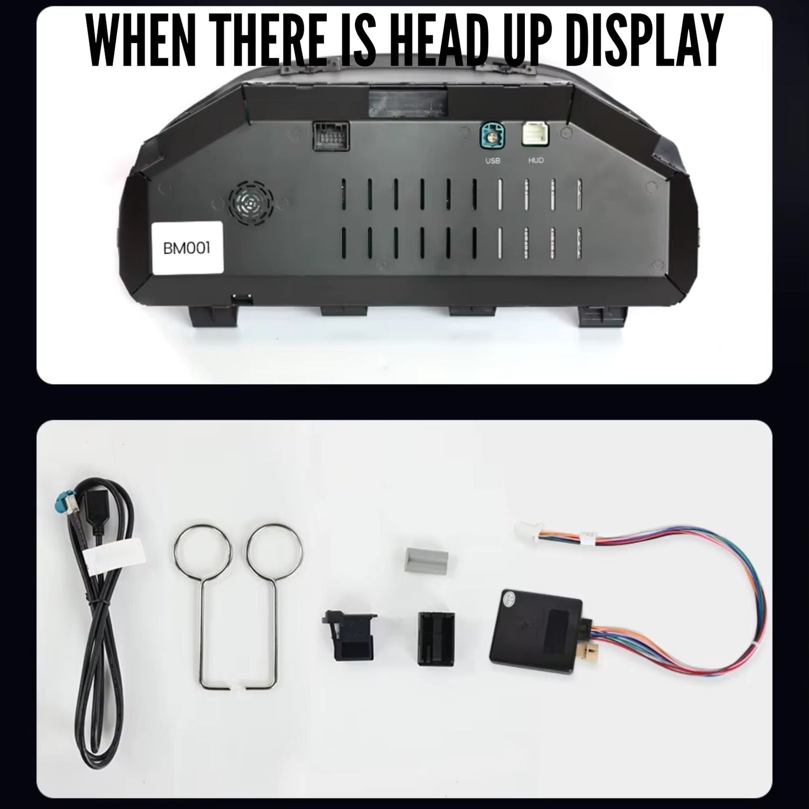 BMW 5/6/7 Series X Series F-Chassis digital instrument cluster with 12.3-inch LCD screen, CarPlay, and Android mirroring by Movyro.